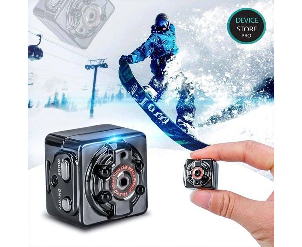 Міні камера SQ8 з мікрофоном та датчиком руху на прищіпці ∙ Нічне бачення ∙ Кольоровий запис Full HD 1080P 12 Мп ∙ micro SD ∙ USB - мініатюра 6