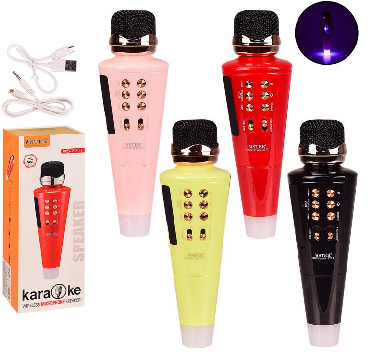 Бездротовий караоке мікрофон WSTER WS-271 Bluetooth Колонка – мікрофон з функцією запису ∙ Зміна голосу ∙ FM радіо ∙ microSD ∙ USB - мініатюра 6