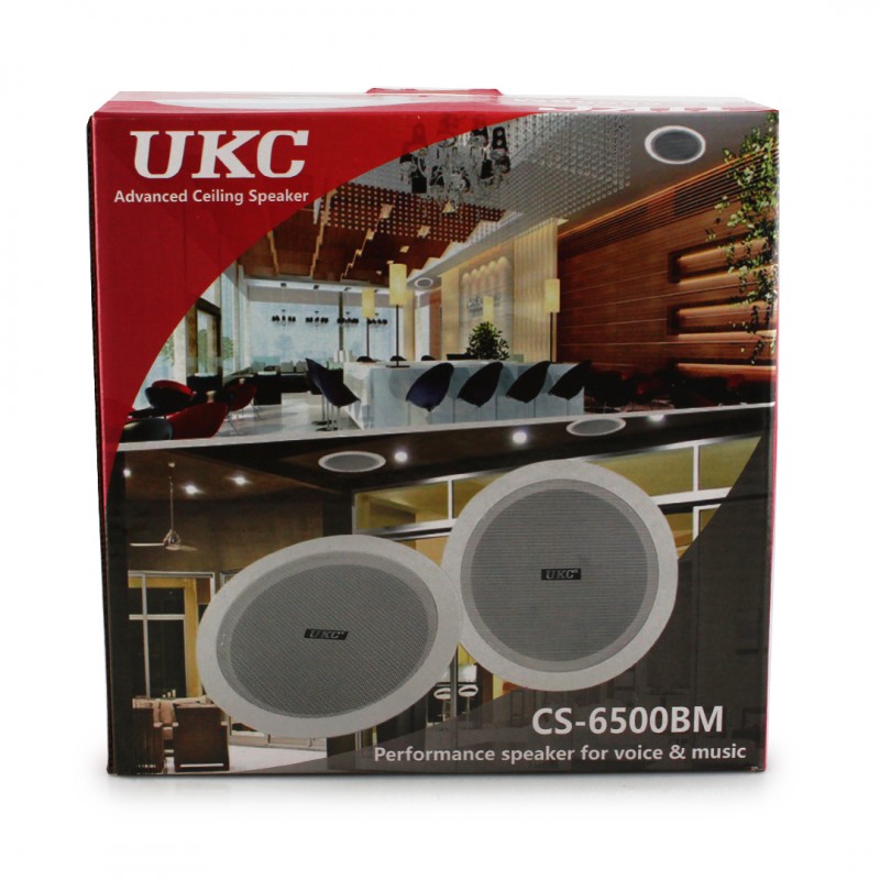 Стельові колонки – динаміки UKC CS 6500 що вбудовуються ∙ Водостійка стельова акустична система для врізного монтажу ∙ Діаметр 6,5’’ - мініатюра 5