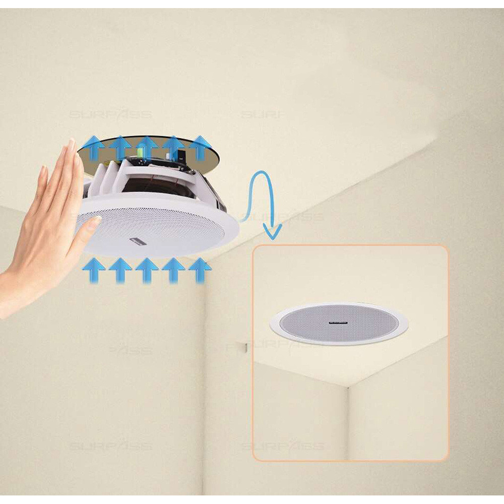 Стельова акустична система для врізного монтажу UKC CS 8500 Стельові колонки – динаміки, що вбудовуються ∙ Діаметр 8,5’’ - мініатюра 4