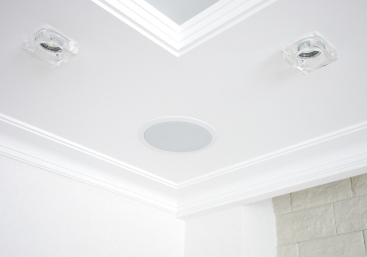 Стельова акустична система для врізного монтажу UKC CS 8500 Стельові колонки – динаміки, що вбудовуються ∙ Діаметр 8,5’’ - мініатюра 5