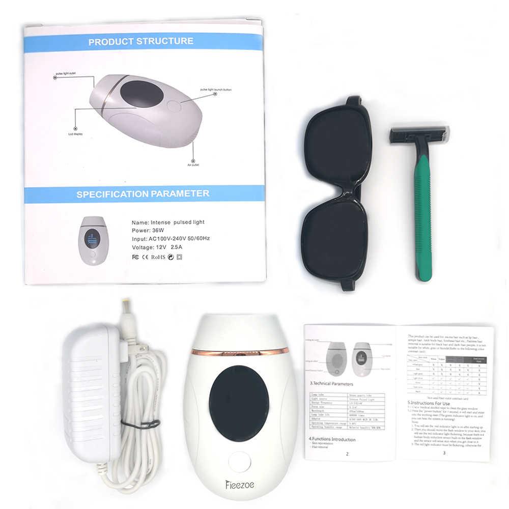 Портативний лазерний епілятор для видалення волосся в домашніх умовах IPL Depilator Laser Hair Removal Апарат для лазерної фотоепіляції Лазерна епіляція будинку - мініатюра 5