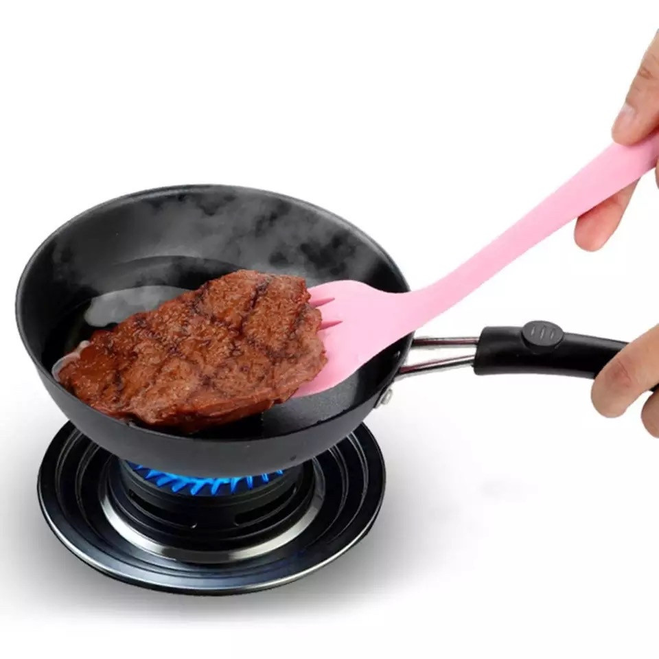 Набір аксесуарів для кухні з 5 предметів EASY Kitchen silicone set ∙ Набір кухонних силіконових лопаток + вінчик + пензлик в комплекті - мініатюра 3