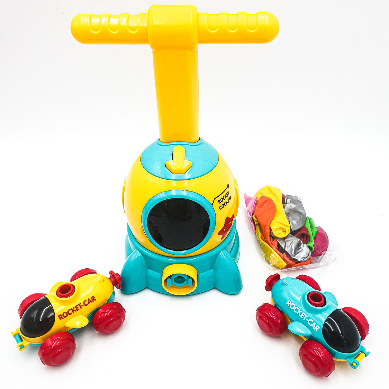 Інтерактивна дитяча гра Air Power Car hx1810-1 ∙ Аеромобіль - машинка з кульками та пусковою установкою - мініатюра 3