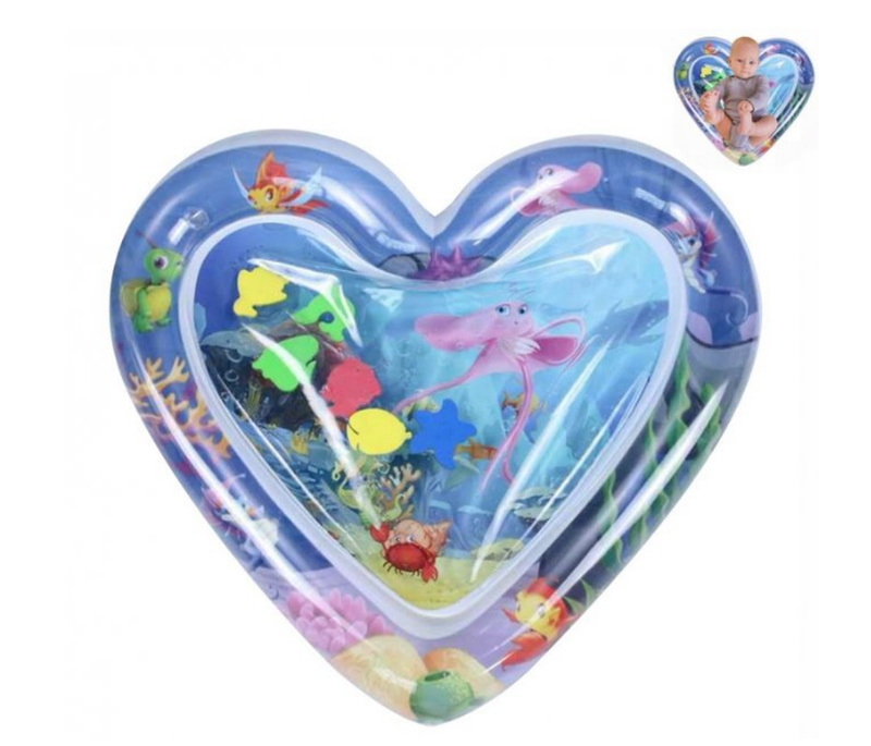 Ігровий дитячий водний килимок «Серце» ∙ Надувний аквакилимок для дитини - мініатюра 2
