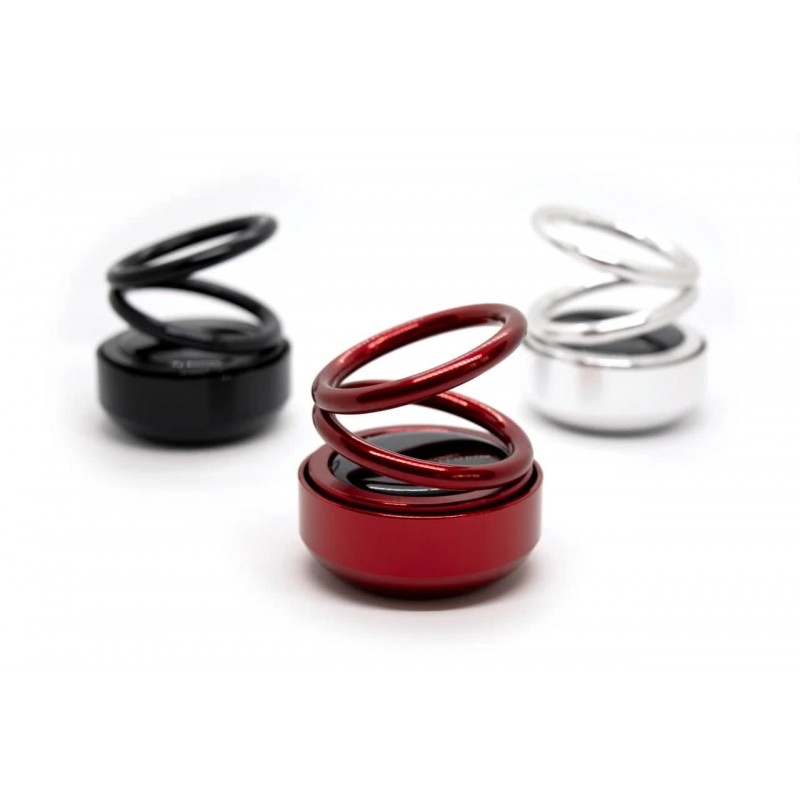 Автомобільний ароматизатор – антистрес левітуючі аромакільця ∙ Освіжувач повітря в авто на сонячній батареї Soaring Solar Power Car Aroma