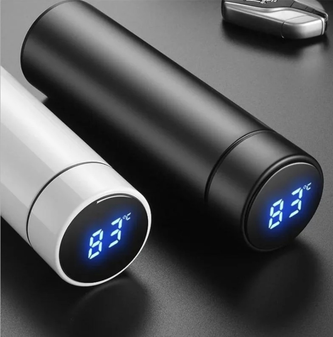 Смарт-термос для напоїв із сенсорним індикатором температури та ситечком Smart CUP ∙ Термокружка з нержавіючої сталі, 500 мл - мініатюра 9