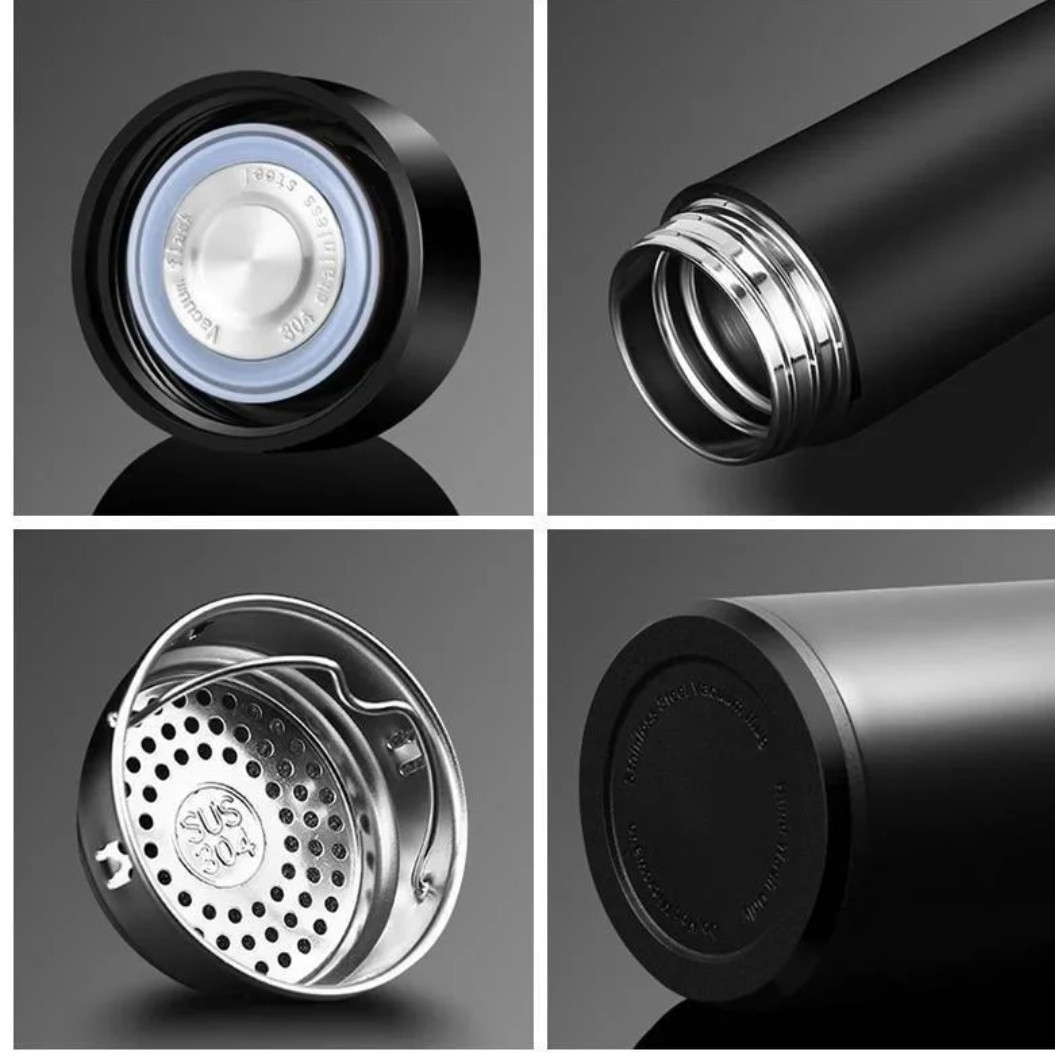 Смарт-термос для напоїв із сенсорним індикатором температури та ситечком Smart CUP ∙ Термокружка з нержавіючої сталі, 500 мл - мініатюра 10