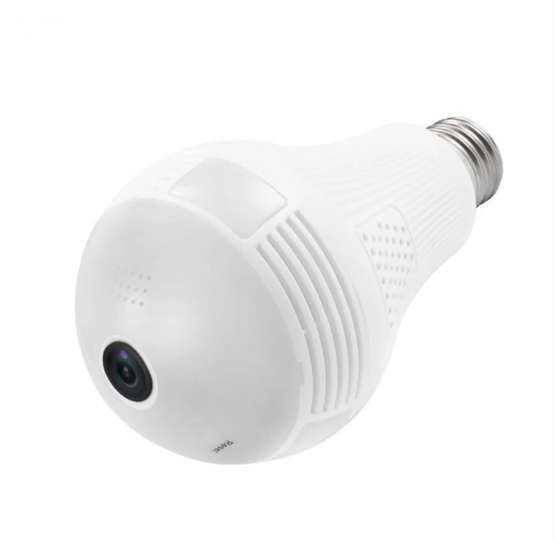 Панорамна WiFi камера відеоспостереження – Лампочка 'Риб'яче око' 360° Прихована камера CAMERA SMART DVR WI-FI - мініатюра 3