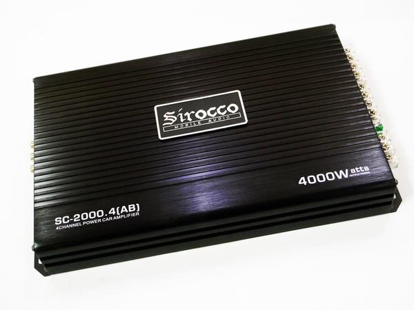 Автомобільний підсилювач потужності звуку Sirocco SC-2000.4 2000W 4-х канальний - мініатюра 4