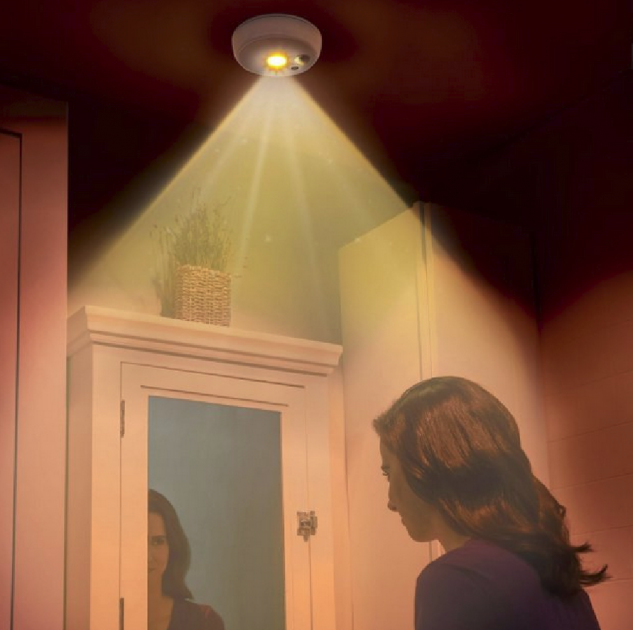 Затишний бездротовий ліхтар – світильник Cozy Glow LED із датчиком руху - мініатюра 6