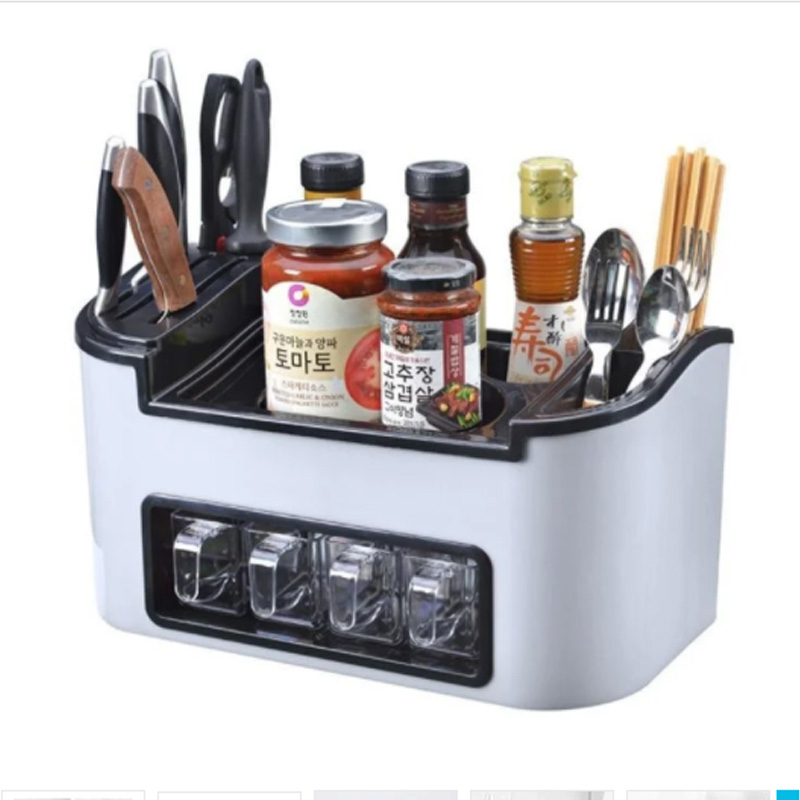 Багатофункціональний кухонний органайзер Clean Kitchen Necessities-Bos JM-603 підставка для кухонних приладів та спецій