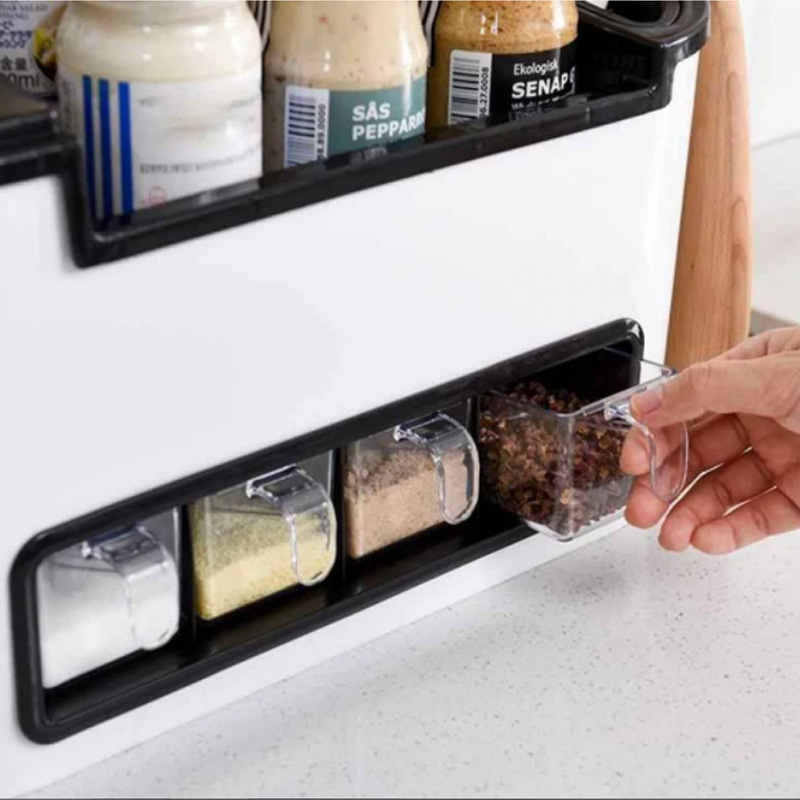 Багатофункціональний кухонний органайзер Clean Kitchen Necessities-Bos JM-603 підставка для кухонних приладів та спецій - мініатюра 5