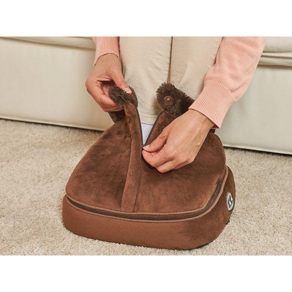 Електрична грілка для ніг з масажем 2 в 1 Supretto із застібкою ∙ Грелка - масажер для ніг - мініатюра 5