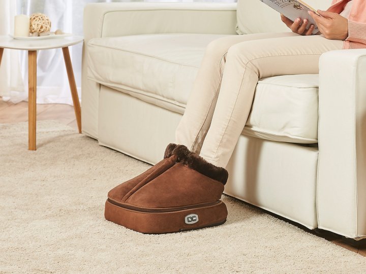 Електрична грілка для ніг з масажем 2 в 1 Supretto із застібкою ∙ Грелка - масажер для ніг - мініатюра 7