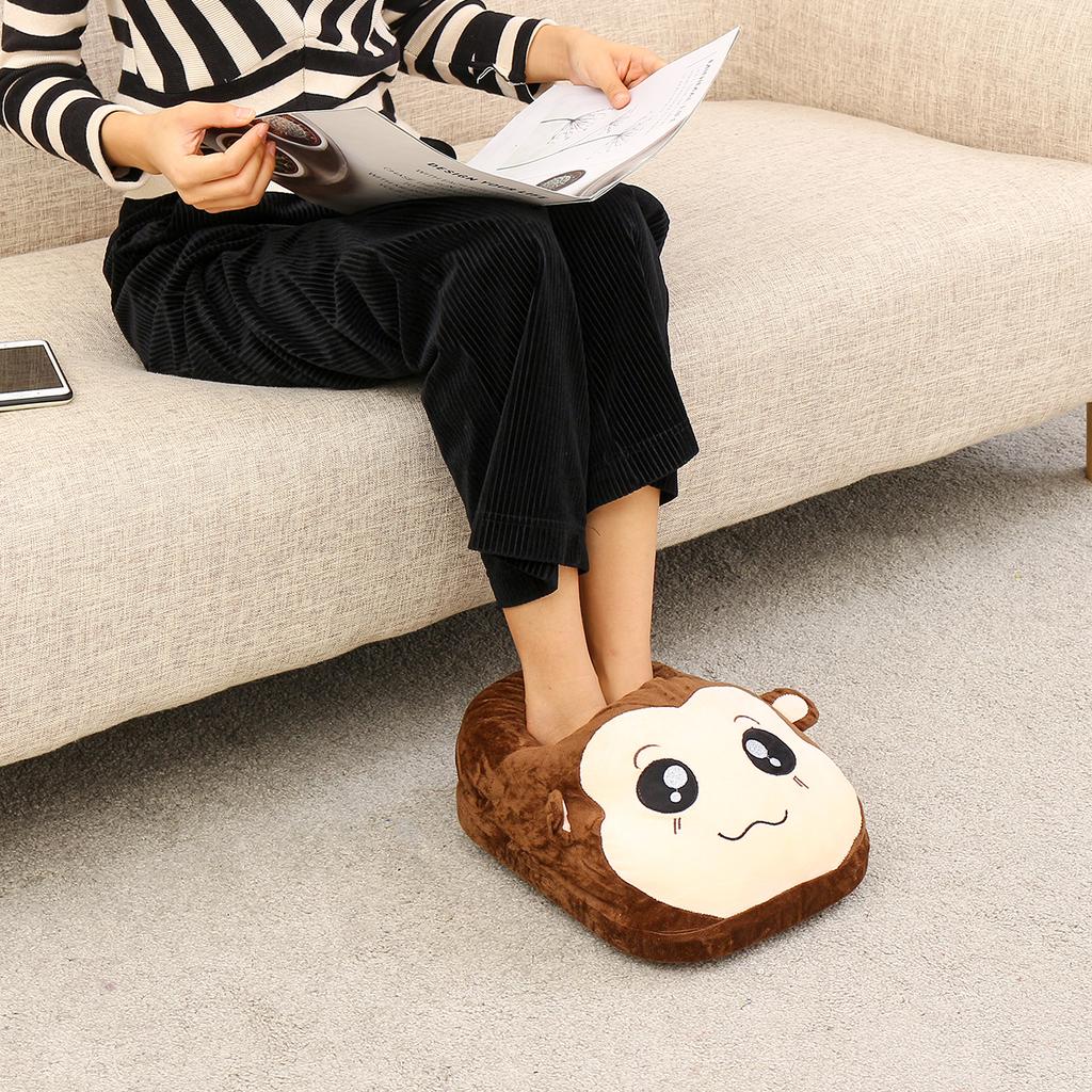 Затишна плюшева електрична грілка – чобіток для ніг - мініатюра 2