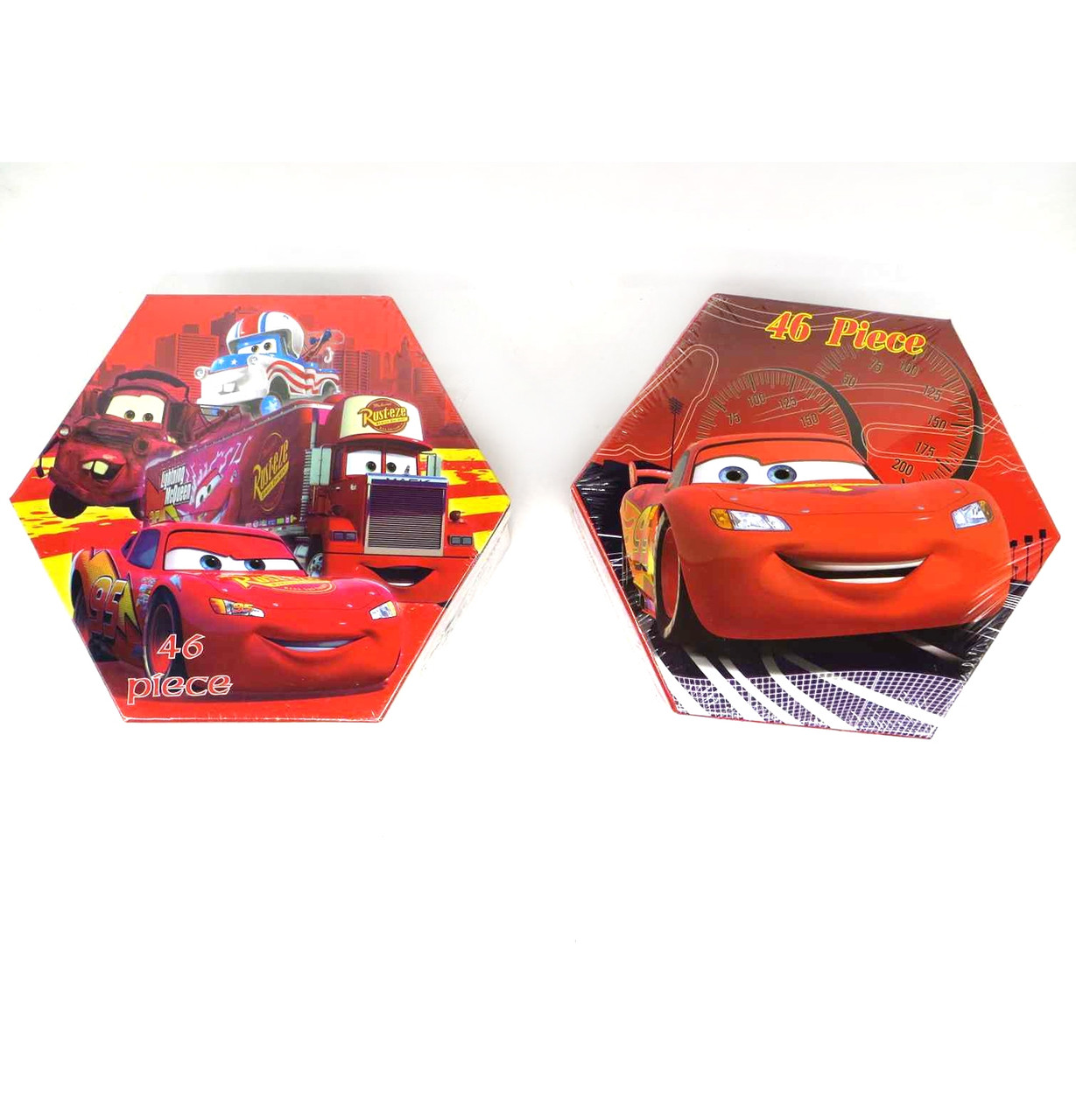 Дитячий художній набір для малювання та творчості "Тачки", 46 предметів у боксі-шестиграннику - мініатюра 6