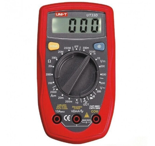 Мультиметр UNI-T UT33C цифровий вимірювальний інструмент тестер амперметр вольтметр - мініатюра 6