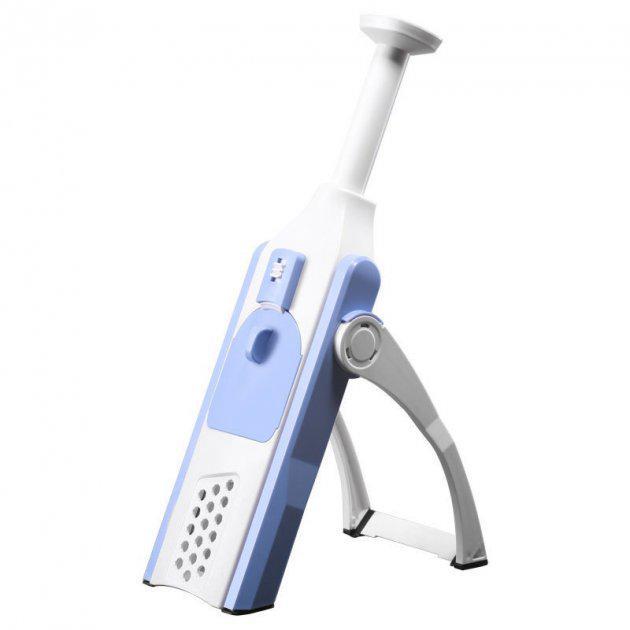 Універсальний мультислайсер Мандоліна Safe Mandoline Slice ∙ Багатофункціональна терка - овочерізка подрібнювач з ємністю-контейнером - мініатюра 3