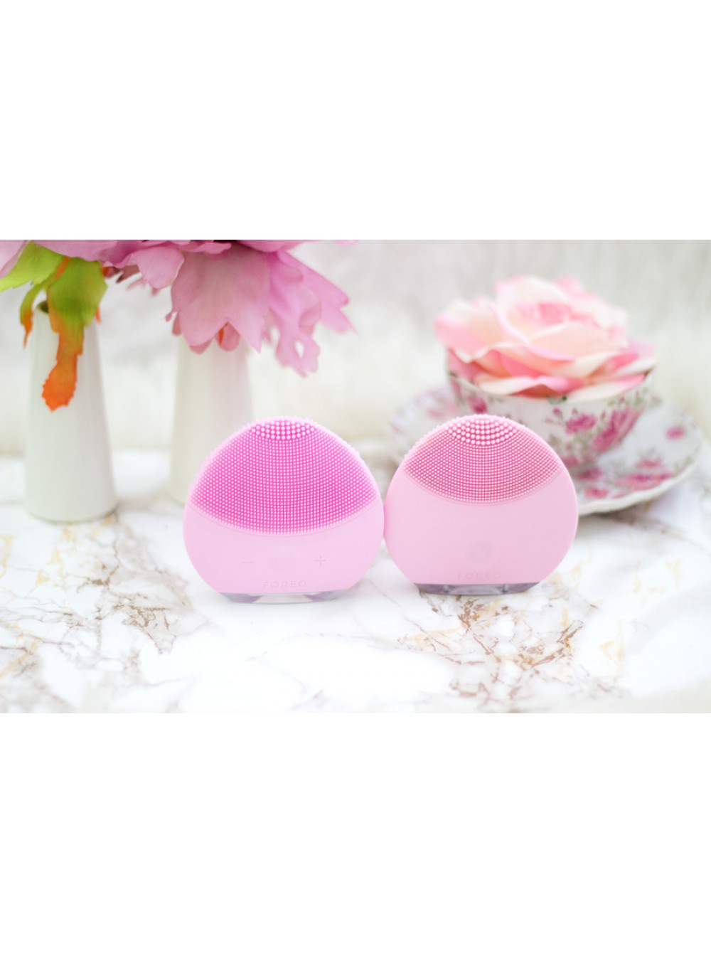 Масажна силіконова щітка-масажер для обличчя T-Sonic Forever mini 2 з вібрацією та імпульсами для вмивання очищення шкіри - мініатюра 7