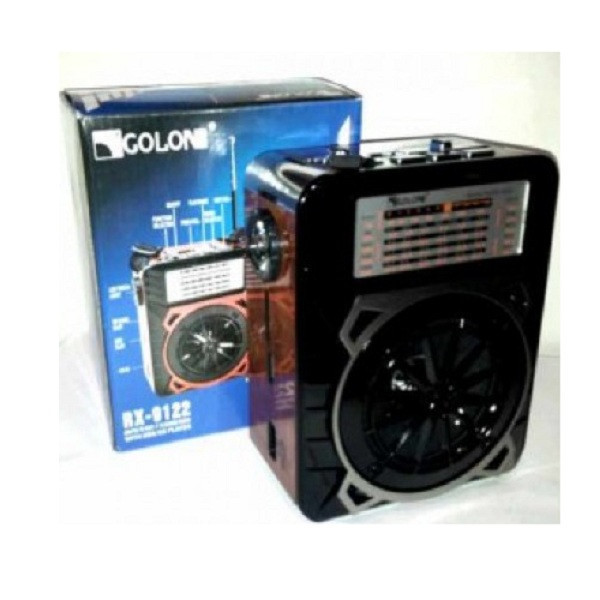 Радіоприймач Golon RX-9122 з USB, SD, MP3 та виходом під навушники ∙ Живлення від вбудованого акумулятора 1000 mAh / батарейок 4 шт АА - мініатюра 2