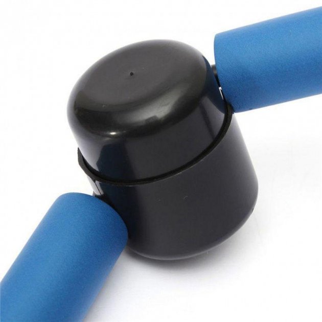 Домашній багатофункціональний фітнес тренажер - еспандер "метелик" для ніг, стегон, сідниць Butterfly leg trainer - мініатюра 5