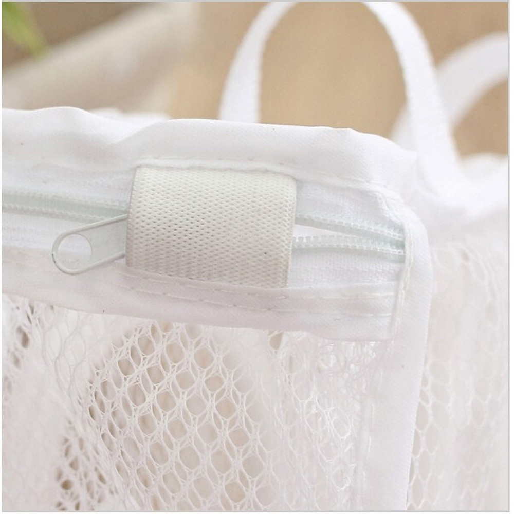 Мішок - чохол для прання взуття в пральній машині з ручкою для удоюного сушіння, 28 х 24 х 8 см - мініатюра 4