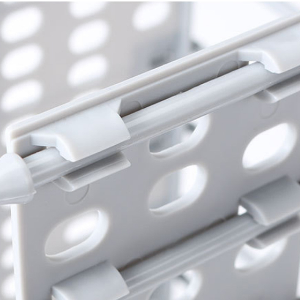 Підвісний складний кошик для білизни Grand laundry basket у ванну кімнату з ручкою та гачками - мініатюра 4