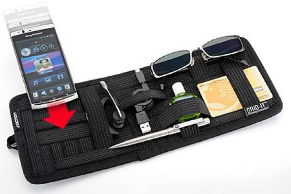 Автомобільний органайзер Grid-it! Organizer Vehicle Storage Багатофункціональний холдер на козирок авто ∙ Чорний - мініатюра 3