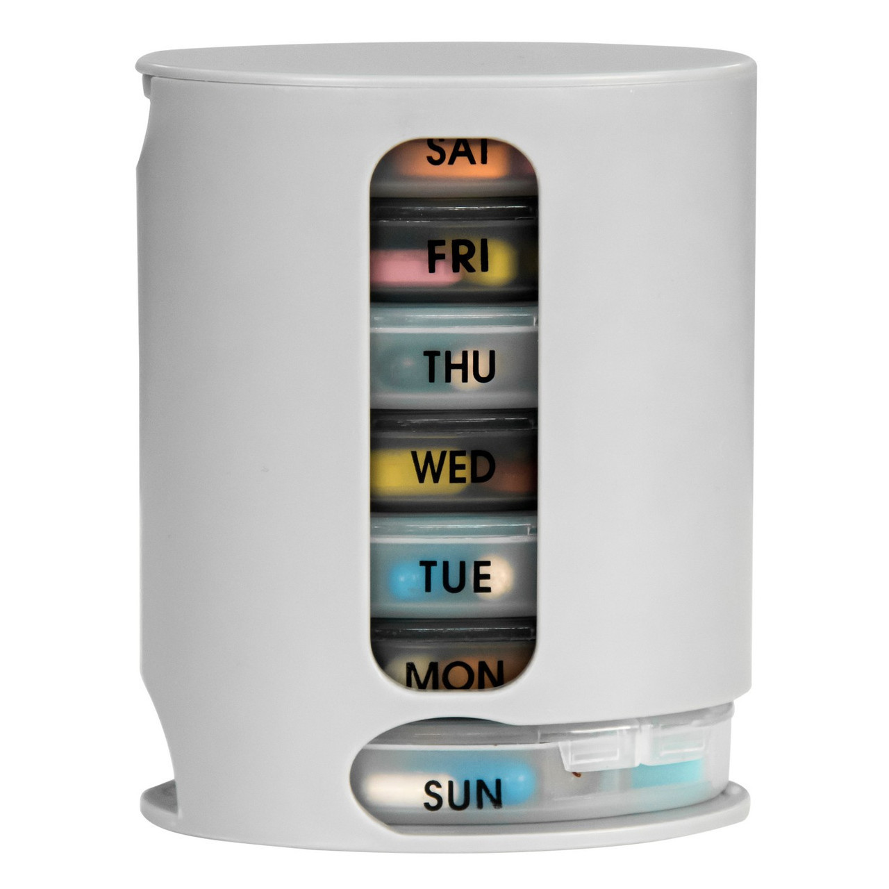 Таблетниця на 7 днів PILL PRO Органайзер для таблеток та вітамінів з контейнерами на кожен день тижня - мініатюра 2