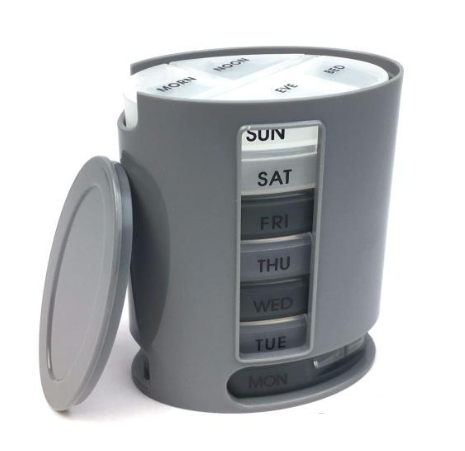 Таблетниця на 7 днів PILL PRO Органайзер для таблеток та вітамінів з контейнерами на кожен день тижня - мініатюра 3