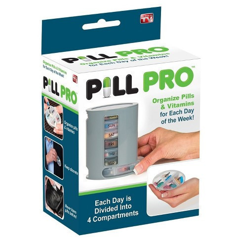 Таблетниця на 7 днів PILL PRO Органайзер для таблеток та вітамінів з контейнерами на кожен день тижня - мініатюра 6