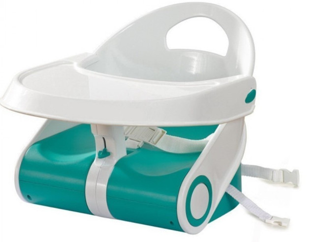 Дитячий стільчик для годування Childrens Folding Seat Бустер стілець для малюка зі столиком для їжі - мініатюра 3