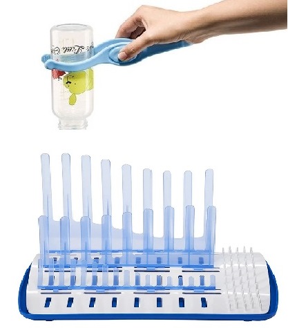 Складна підставка для сушіння дитячих пляшечок, склянок, посуду ∙ Кухонна сушарка Drying rack