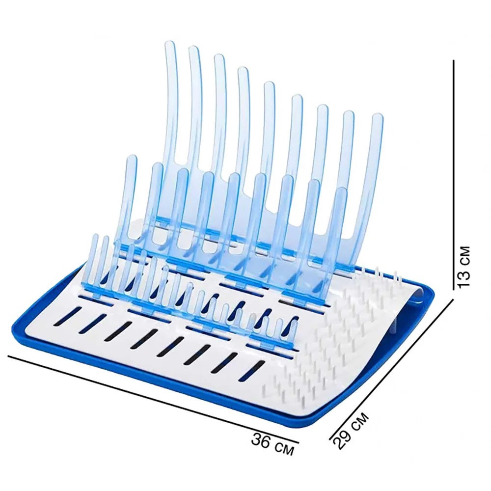 Складна підставка для сушіння дитячих пляшечок, склянок, посуду ∙ Кухонна сушарка Drying rack - мініатюра 4