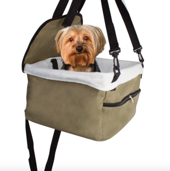 Автомобільна сумка – переноска для тварин Pet Booster Seat автокрісло для перевезення собак у машині - мініатюра 2