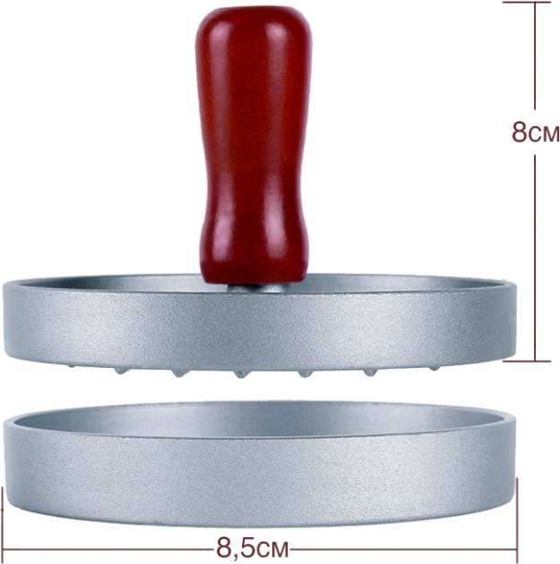 Прес для бургерних котлет Burger Press ∙ Металева форма для приготування котлет для бургерів, гамбургерів - мініатюра 4