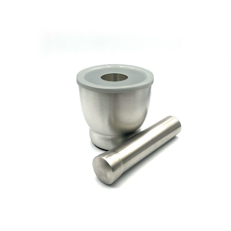 Ступка з товкачем металева з нержавіючої сталі FRU-562, 9 x 11.5 см - мініатюра 4