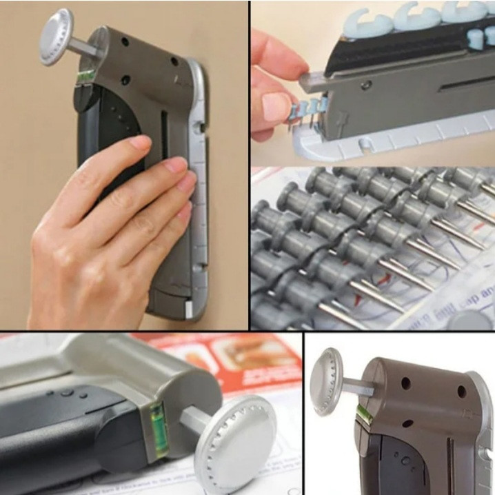 Універсальний домашній забивач цвяхів Insta Hang Інста Хенг Будівельний степлер для забивання цвяхів - мініатюра 6