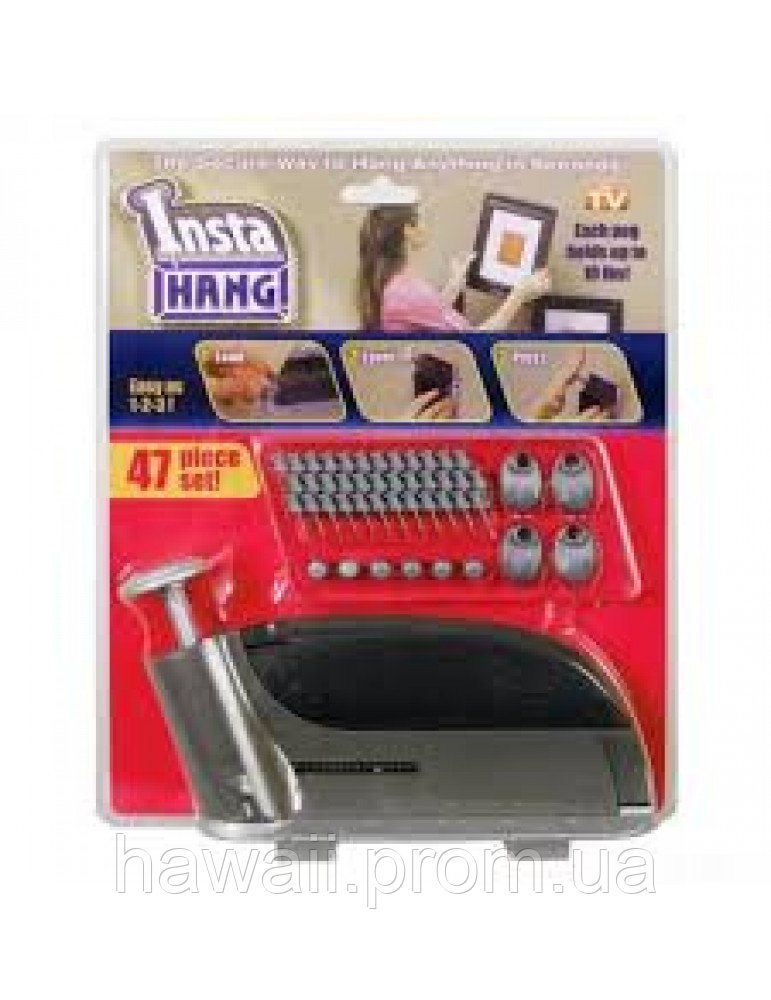 Універсальний домашній забивач цвяхів Insta Hang Інста Хенг Будівельний степлер для забивання цвяхів - мініатюра 7
