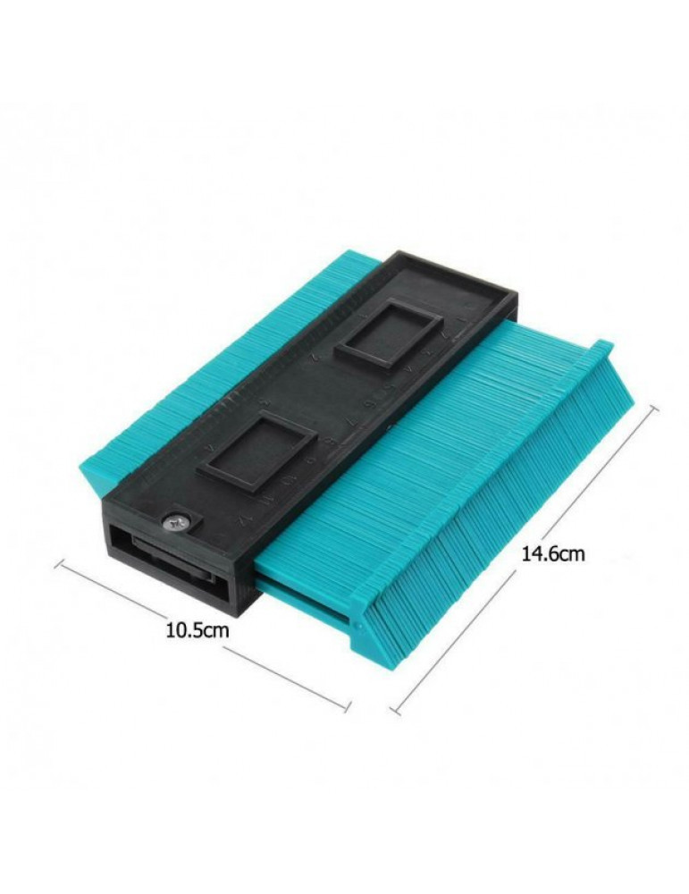 Лінійка – вимірювач контуру Pro Tools Contour Wolfcraft Контурний шаблон профіль для вимірювання кутів, контурів - мініатюра 6