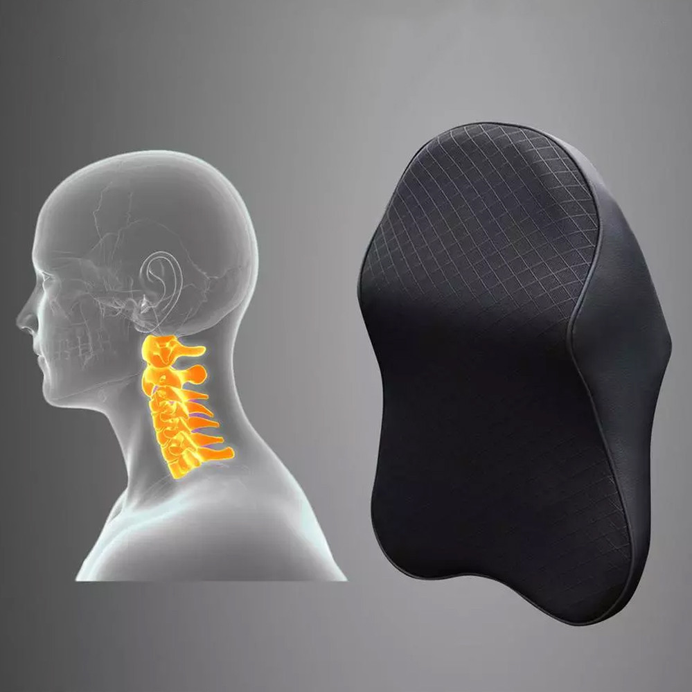 Автомобільна ортопедична подушка – підголовник у машину для шиї, попереку - мініатюра 3