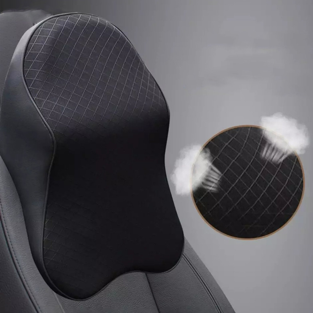 Автомобільна ортопедична подушка – підголовник у машину для шиї, попереку - мініатюра 6