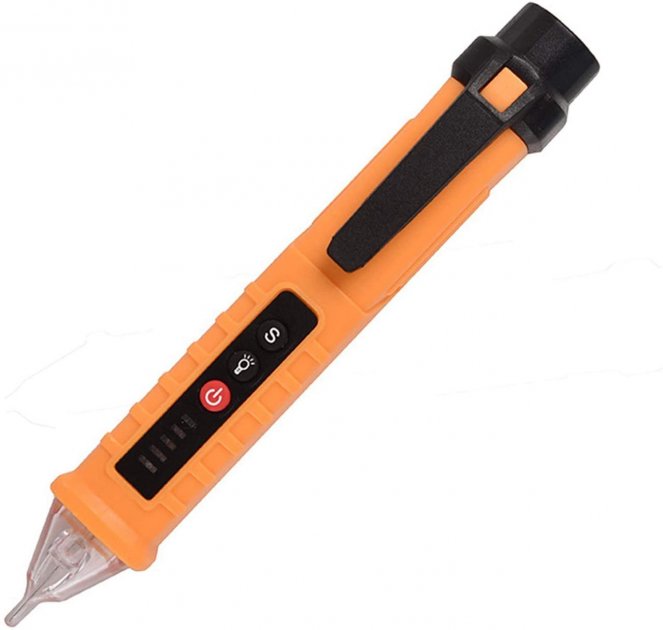 Безконтактний детектор напруги тестер зі світловою та звуковою індикацією Non-Contact Detector 7478 - мініатюра 2