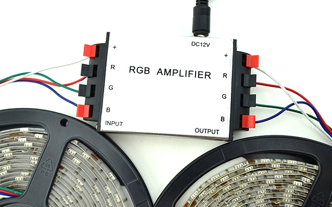 Підсилювач потужності напруги RGB для світлодіодної стрічки AMPLIFIER XM-01