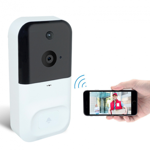 Домофон з WiFi камерою Smart Doorbell X5 ∙ Розумний дверний дзвінок відеодзвінок для квартири - мініатюра 2