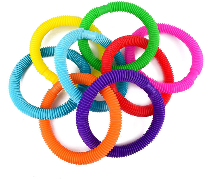 Pop Tube Іграшка - антистрес Поп Туб ∙ Різнокольорові Поп труби pop tubes - мініатюра 5