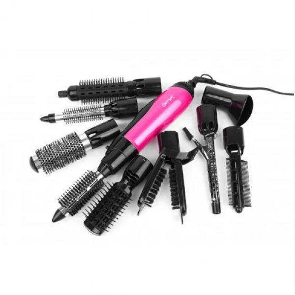 Повітряний мультистайлер 10 в 1 GEMEI GM-4835 Professional Hot Air Styler Багатофункціональний стайлер з насадками для укладки волосся - мініатюра 3