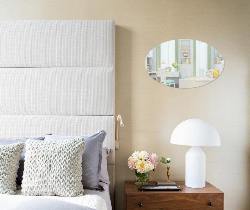 Акрилове дзеркало – самоклейка наклейка дзеркальна на стіну, 27х42 см - мініатюра 3