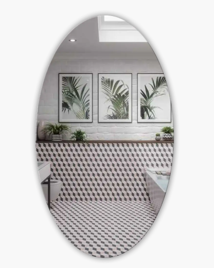 Акрилове дзеркало – самоклейка наклейка дзеркальна на стіну, 27х42 см - мініатюра 4